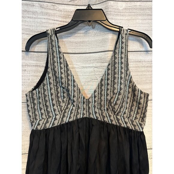 Ladakh Black & White Sleeveless Dress US 6 - Picture 2 of 4
